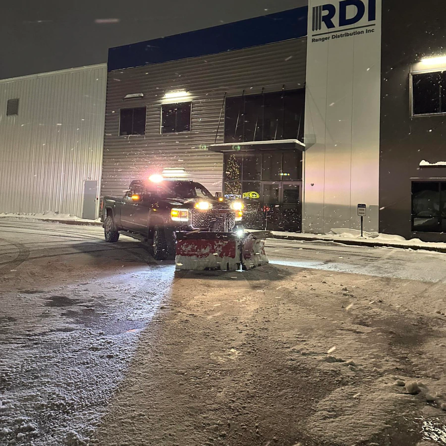 snow plowing south bend in